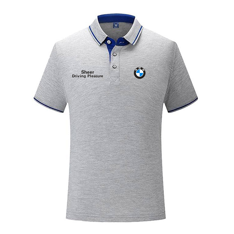 2022 Polo BMW Sheer Driving Pleasure Homme Col Contrasté Coton Manche Courte